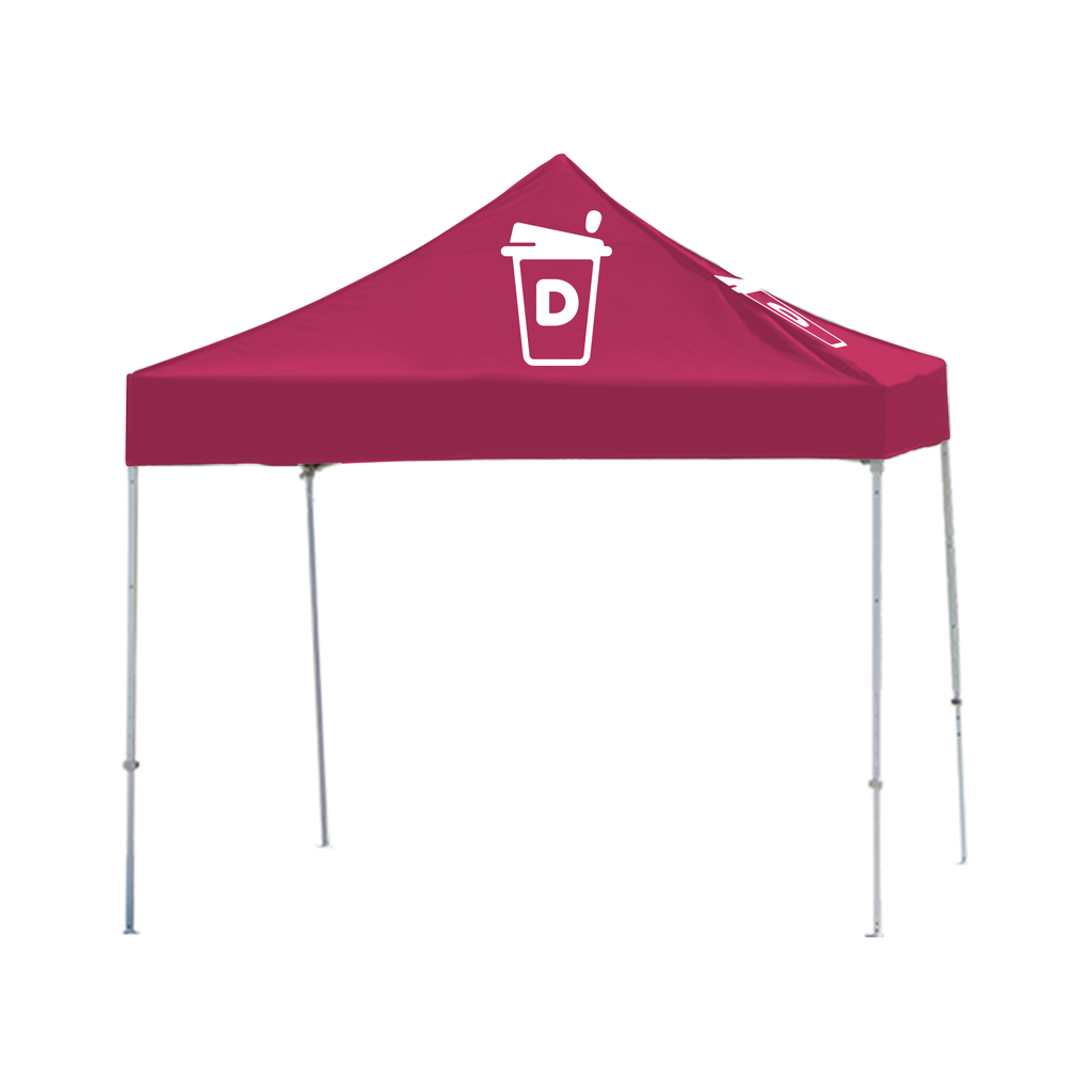 10' x 10' Dunkin ' Donuts Pink & White Logo Tent Topper
