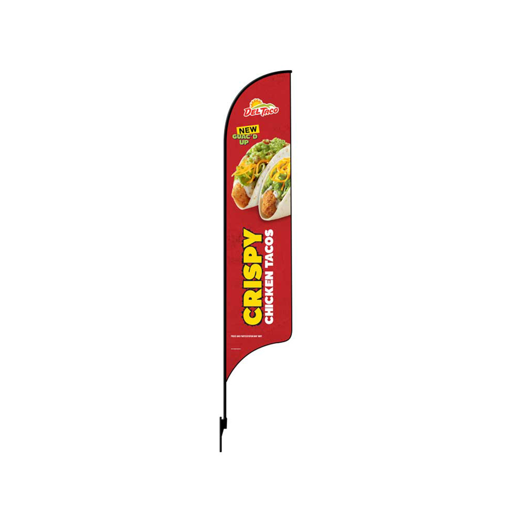 15' Del Taco Crispy Chicken Tacos AdverSail Flag Kit