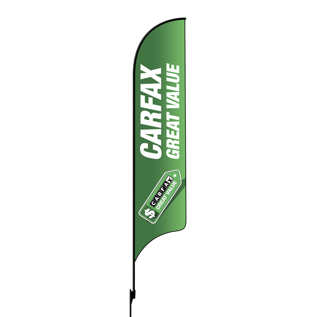 15' Carfax Green Great Value AdverSail Flag Kit
