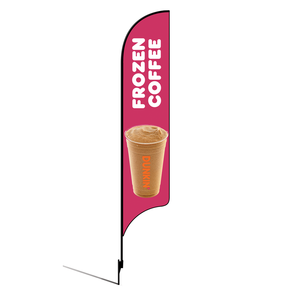 Kit for 15' Dunkin' Donuts Pink Frozen Coffee AdverSail Flag Kit
