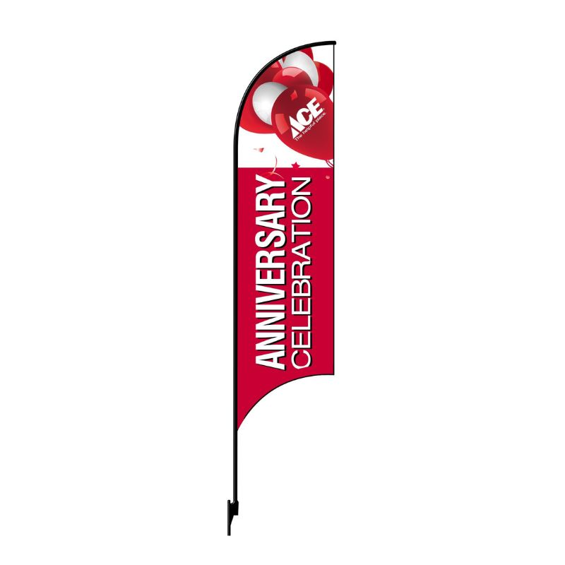 12' Ace Hardware Anniversary Celebration AdverSail Flag