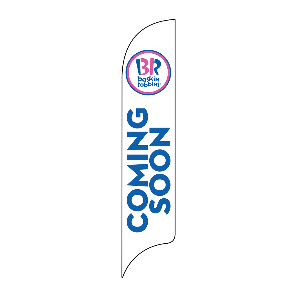 15' Baskin Robbins Coming Soon AdverSail Flag