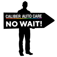 Caliber Auto Care No Wait Arrow Spinner Sign
