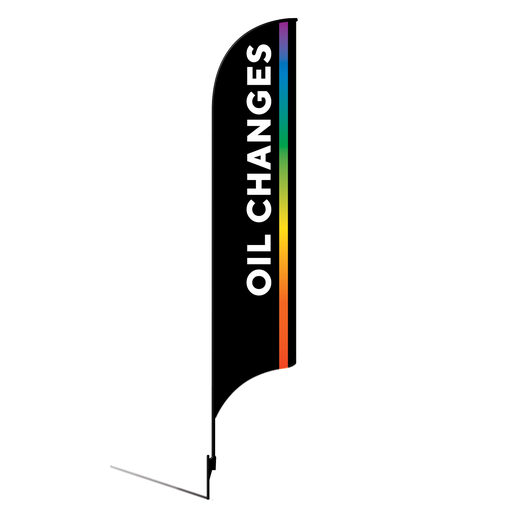 [None] 15' Caliber Auto Care Oil Changes AdverSail Flag Kit