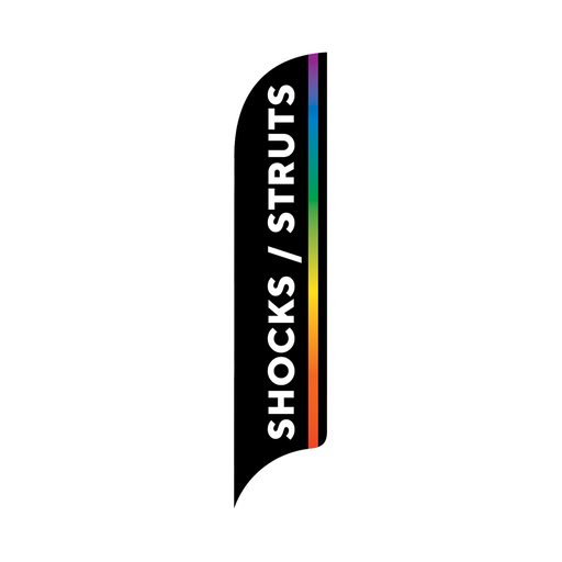 15' Caliber Auto Care Shocks/Struts AdverSail Flag